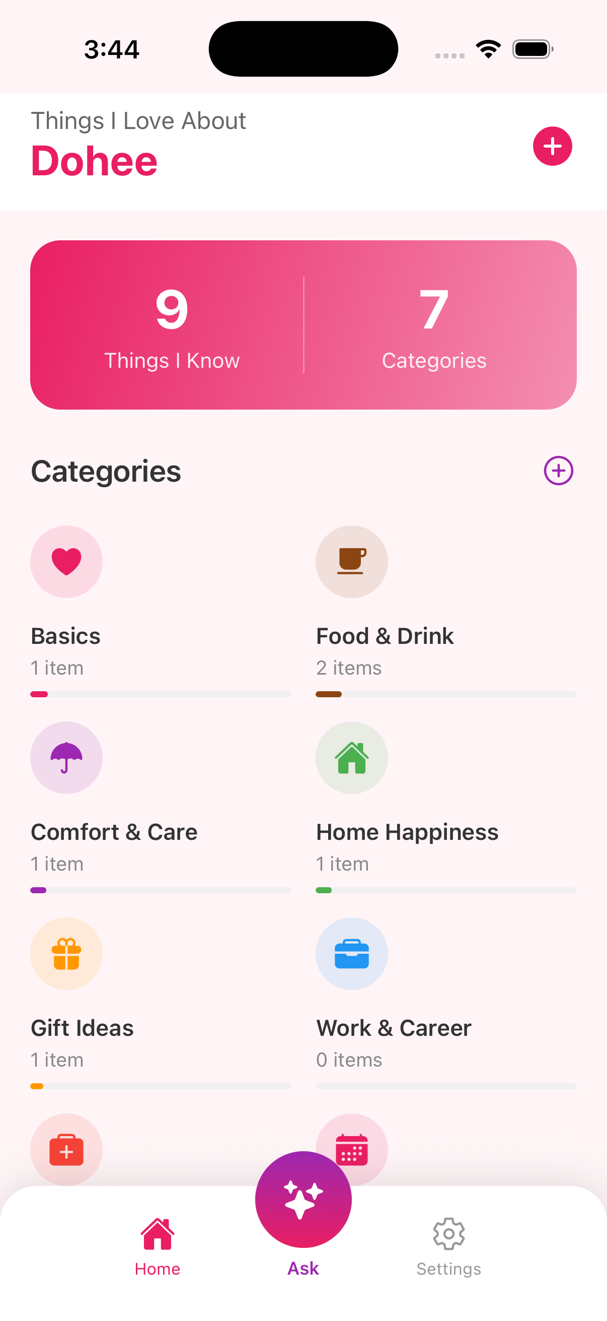 HeartNotes App Screenshot